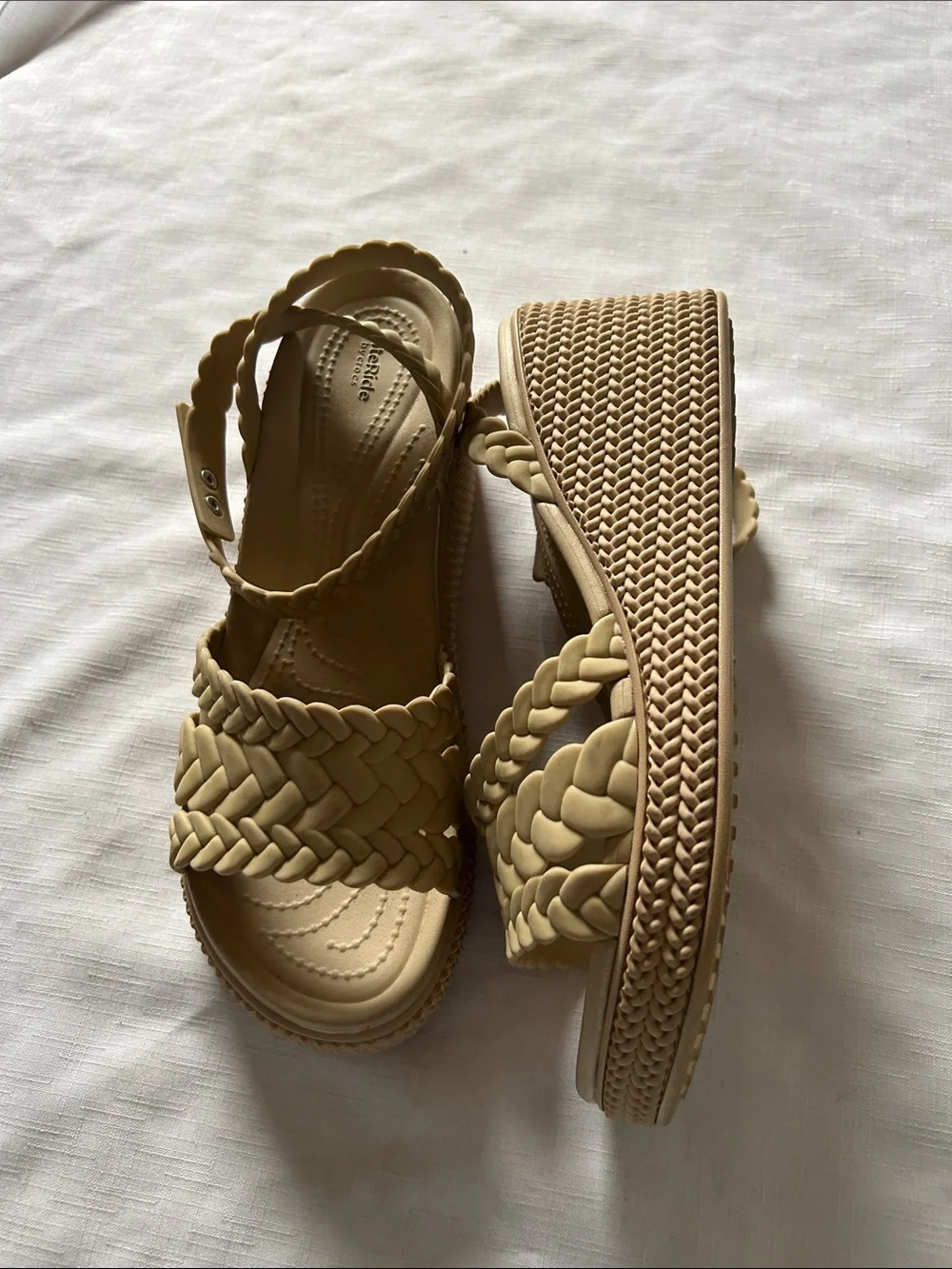 Women's Tan Wedge Sandals